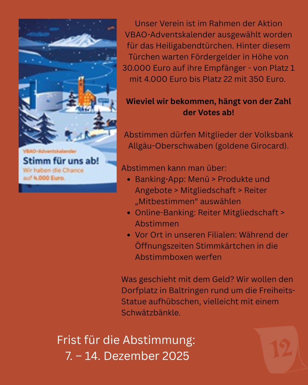 Adventskalender komplette Seite