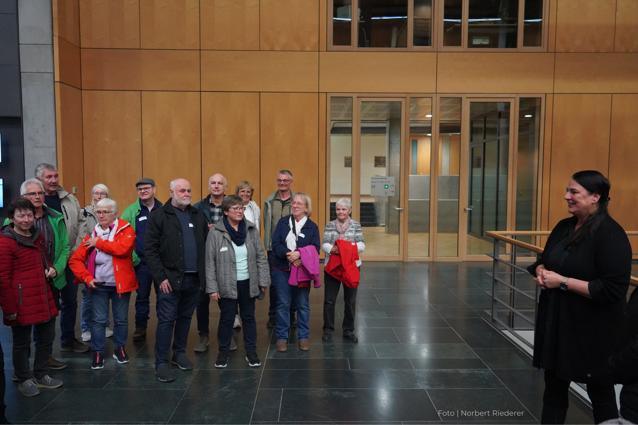 Empfang durch Frau Dr. Anja Reialter