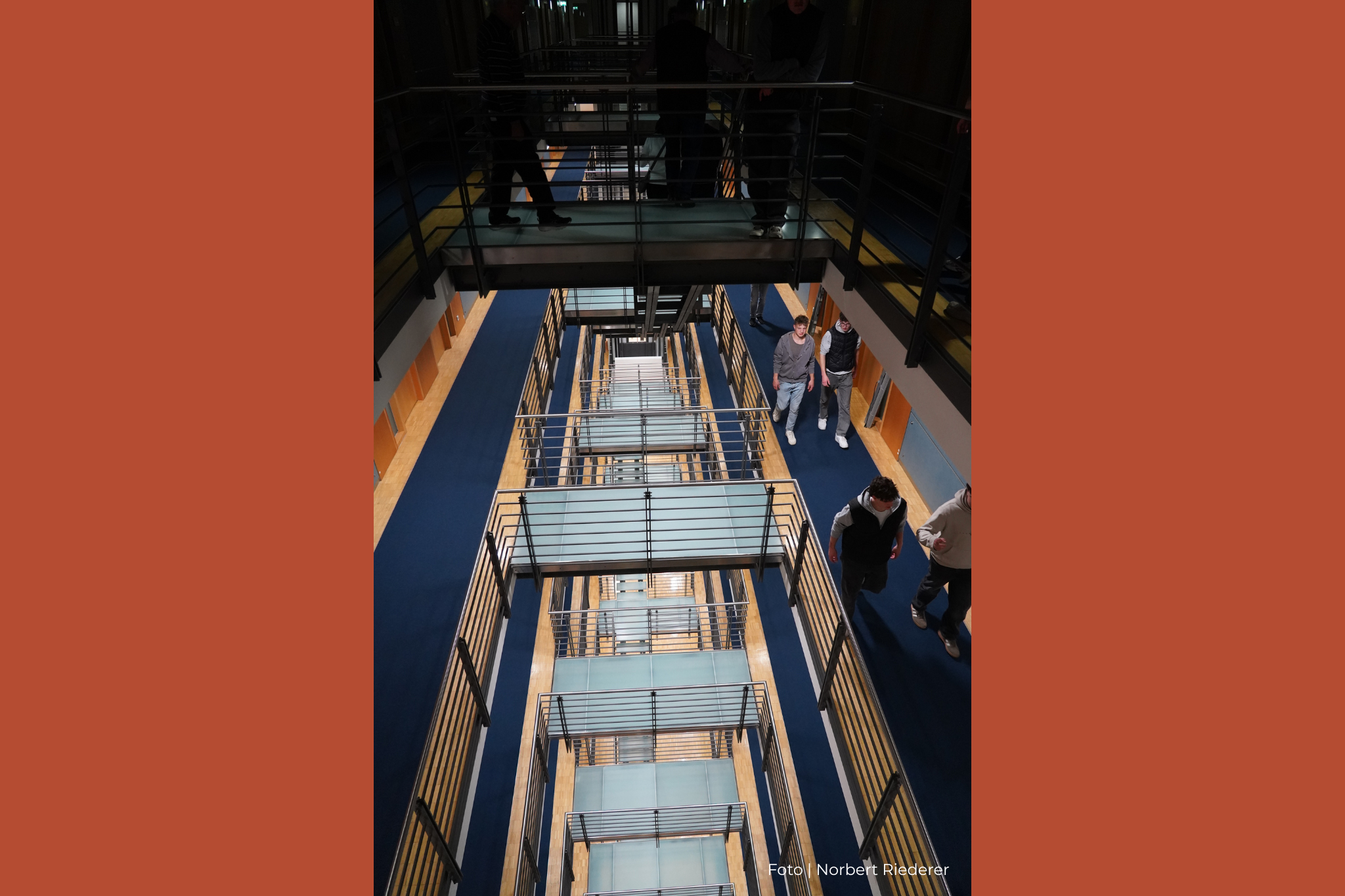 Blick in eines der vielen Treppenhäuser